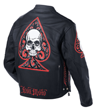 Icon Daytona DMH Black Leather Jacket